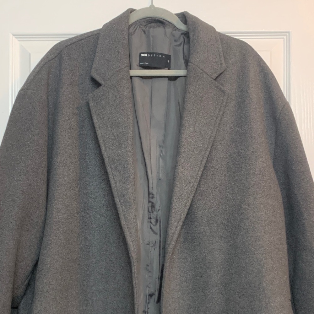 ASOS Gray Wool Blend Men’s Coat 3XL